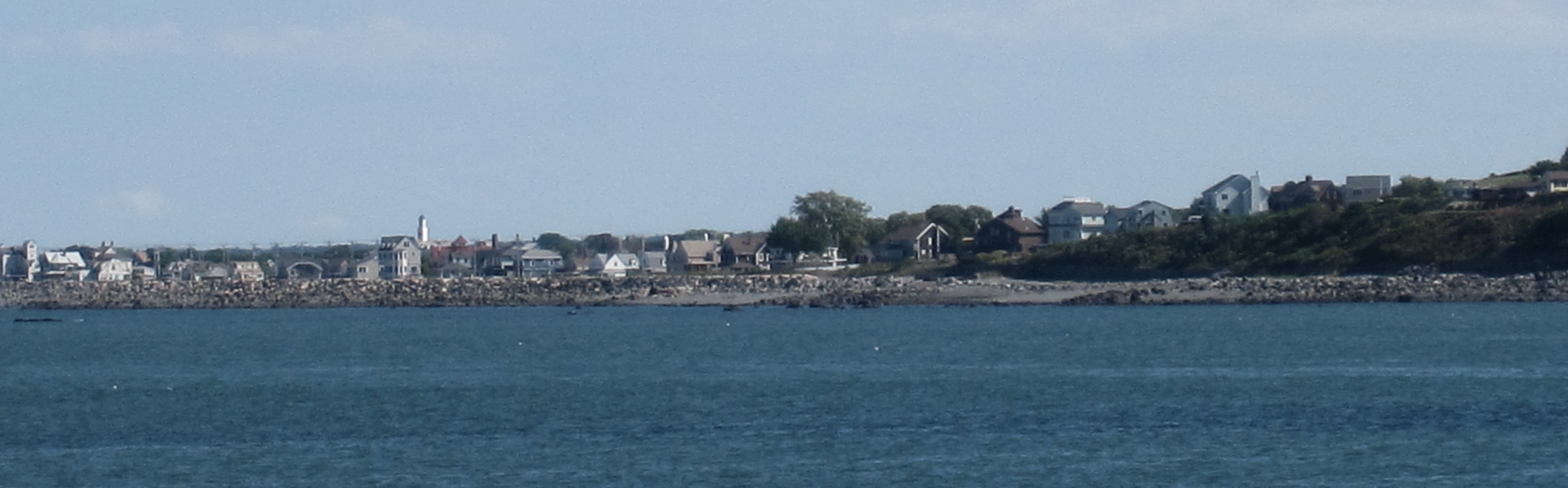 Hull, Massachusetts waterfront on Boston Harbor